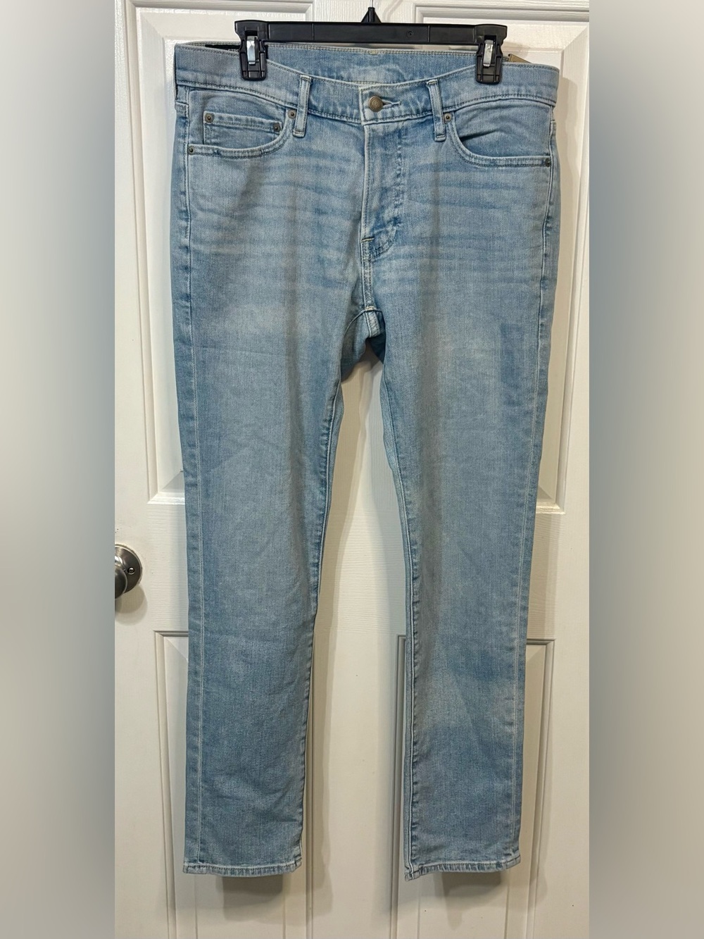 Abercrombie & Fitch Light Wash Slim Straight Jeans